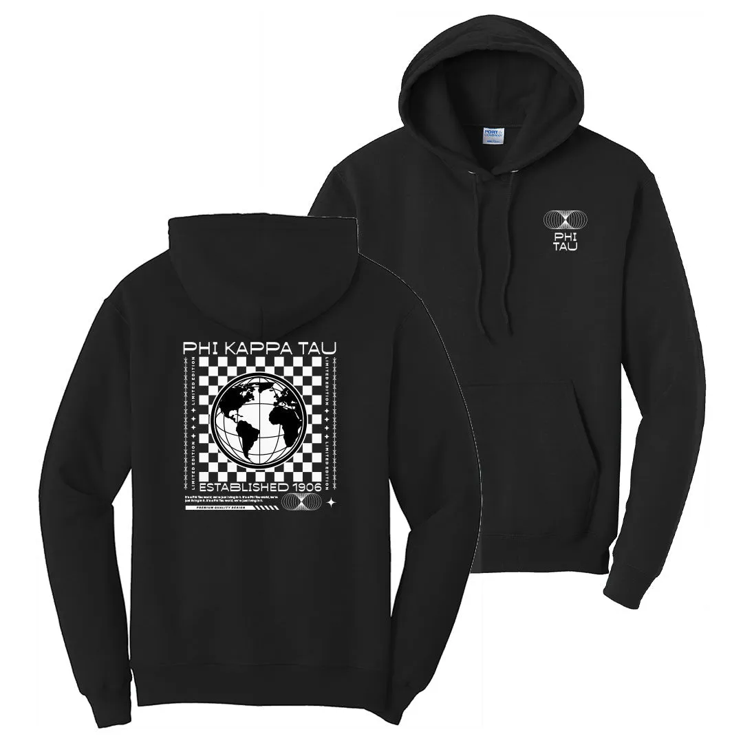 Phi Tau Graphic Streetwear Hoodie