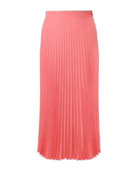 Pleat Midi Skirt