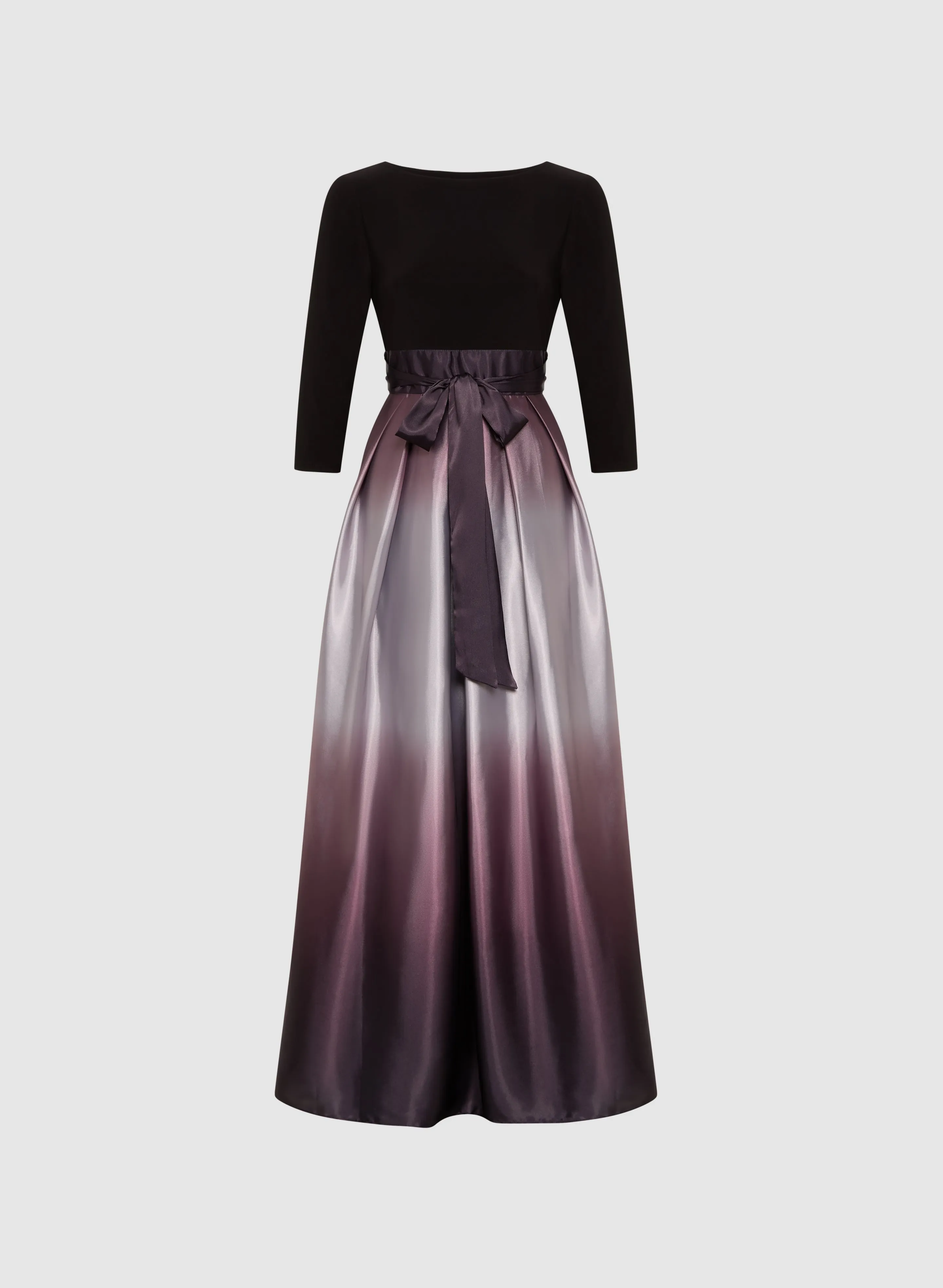 Pleated Ombre Effect Dress