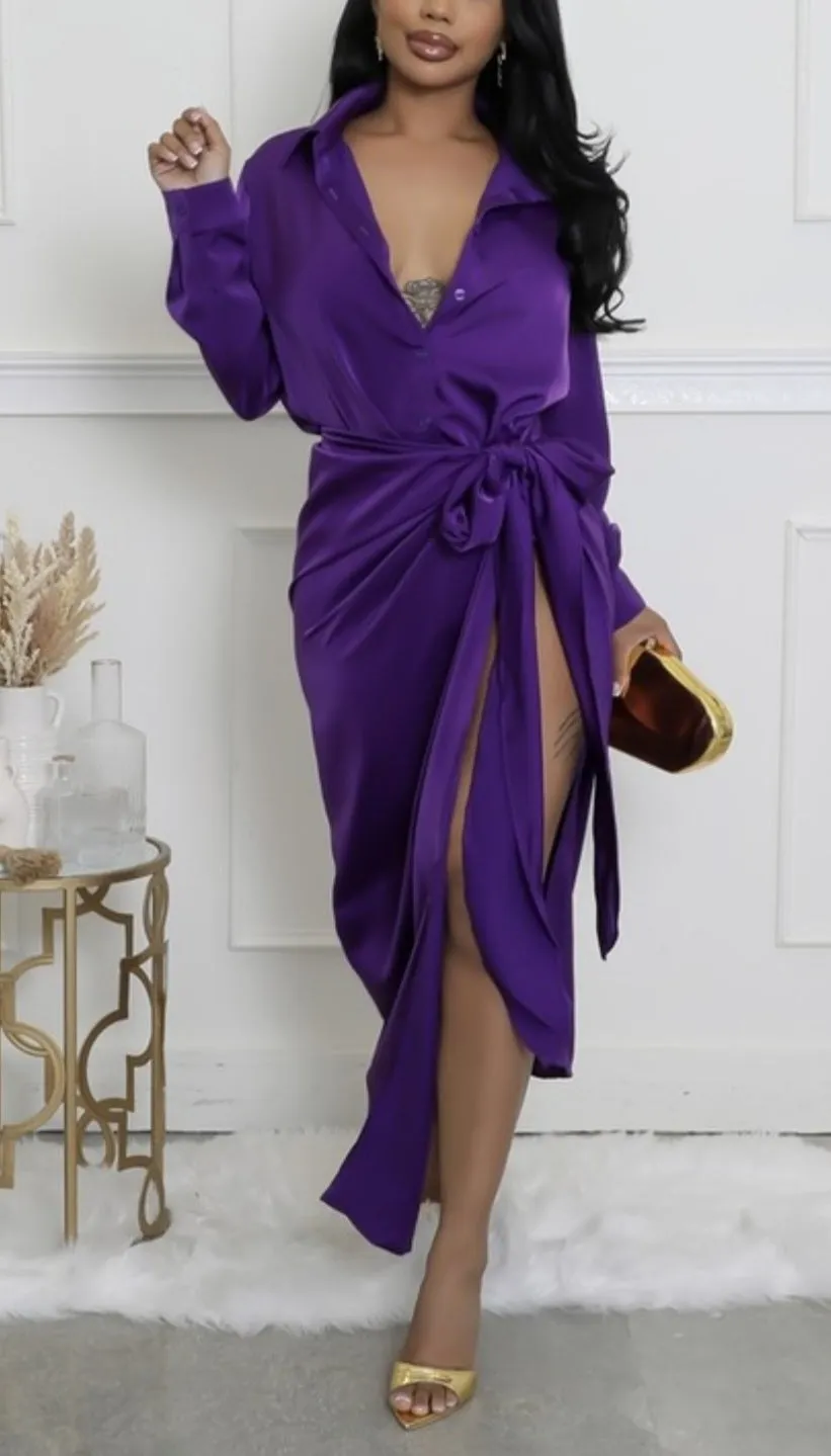 Purple Goddess 2 Piece Skirt Set