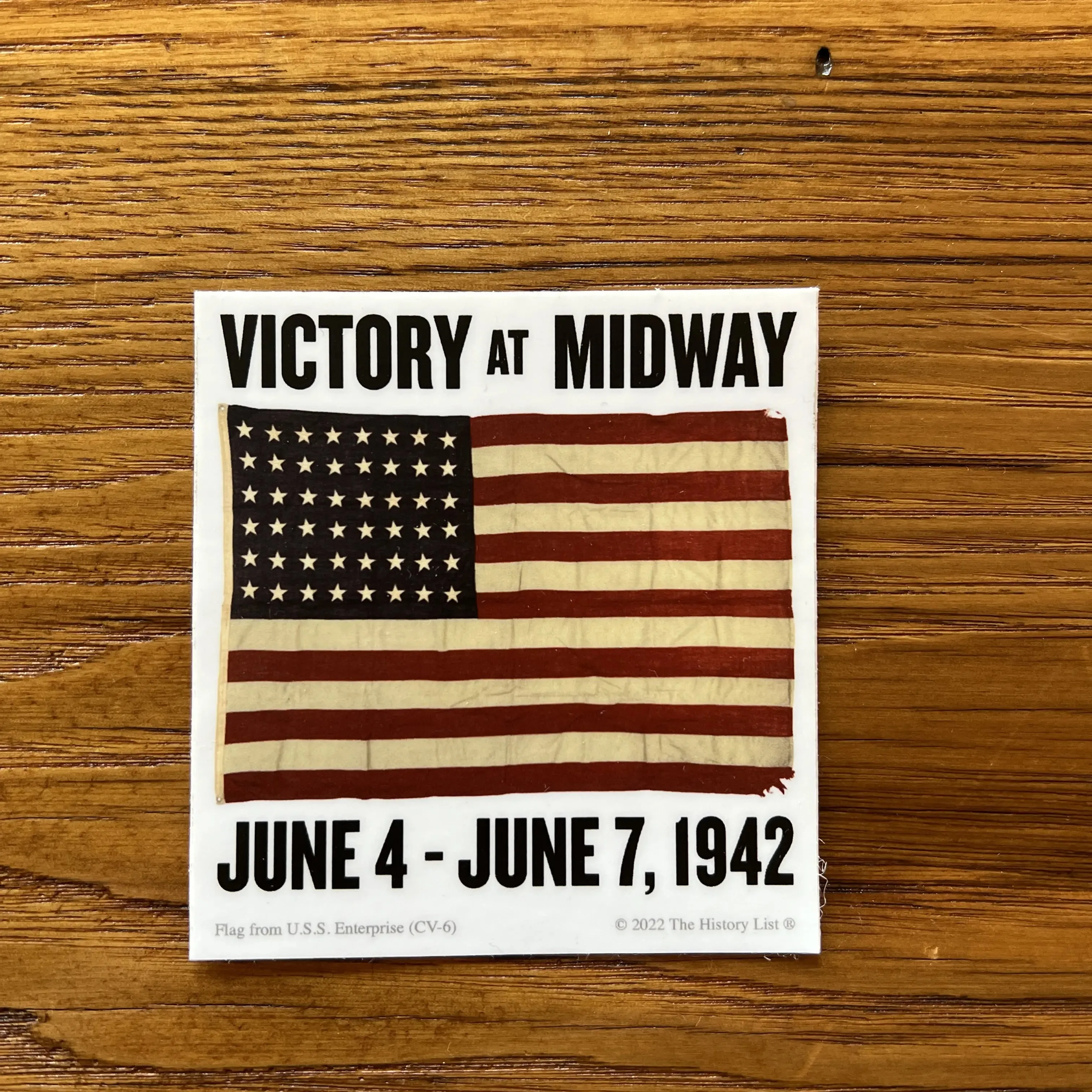 "Victory at Midway" Sticker