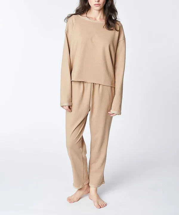 RECYCLED COTTON LOUNGEWEAR SET