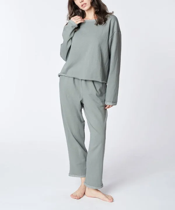 RECYCLED COTTON LOUNGEWEAR SET