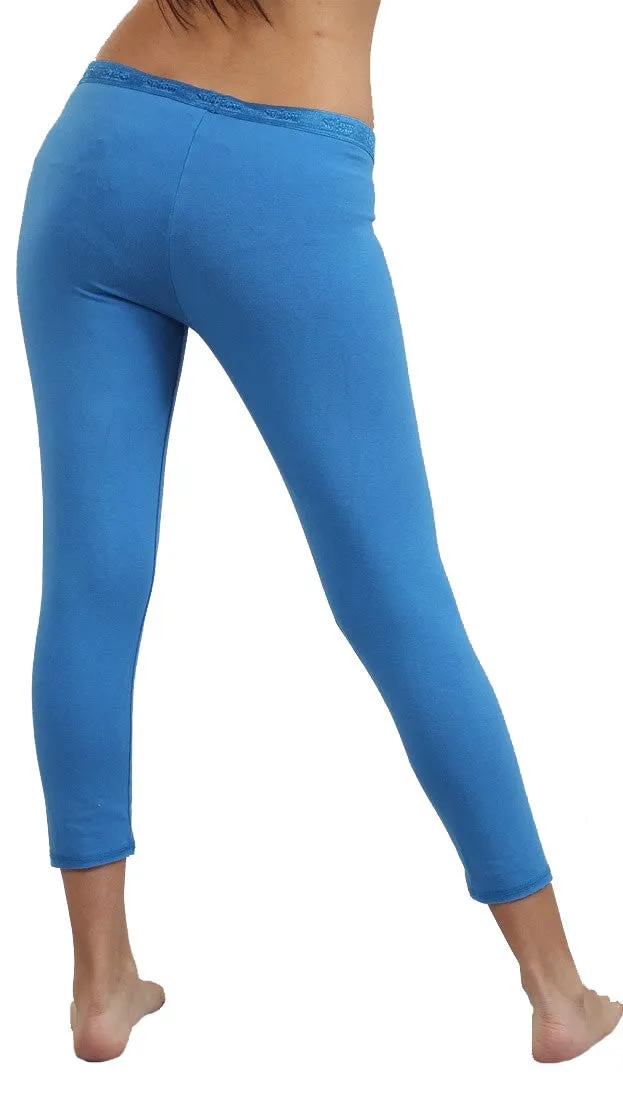 So Low Modal Crop Legging in True Blue