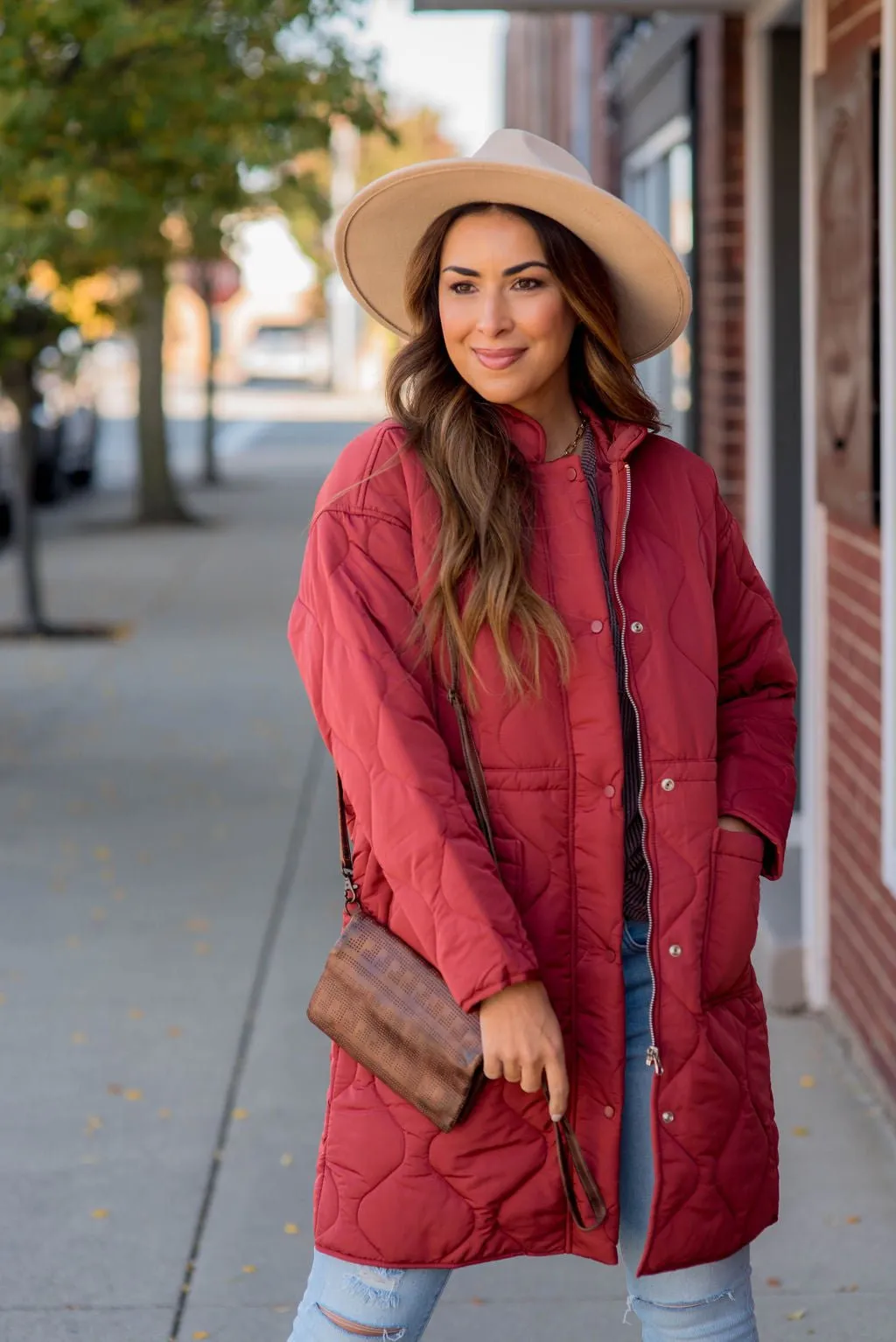 Stitched Accents Tunic Jacket