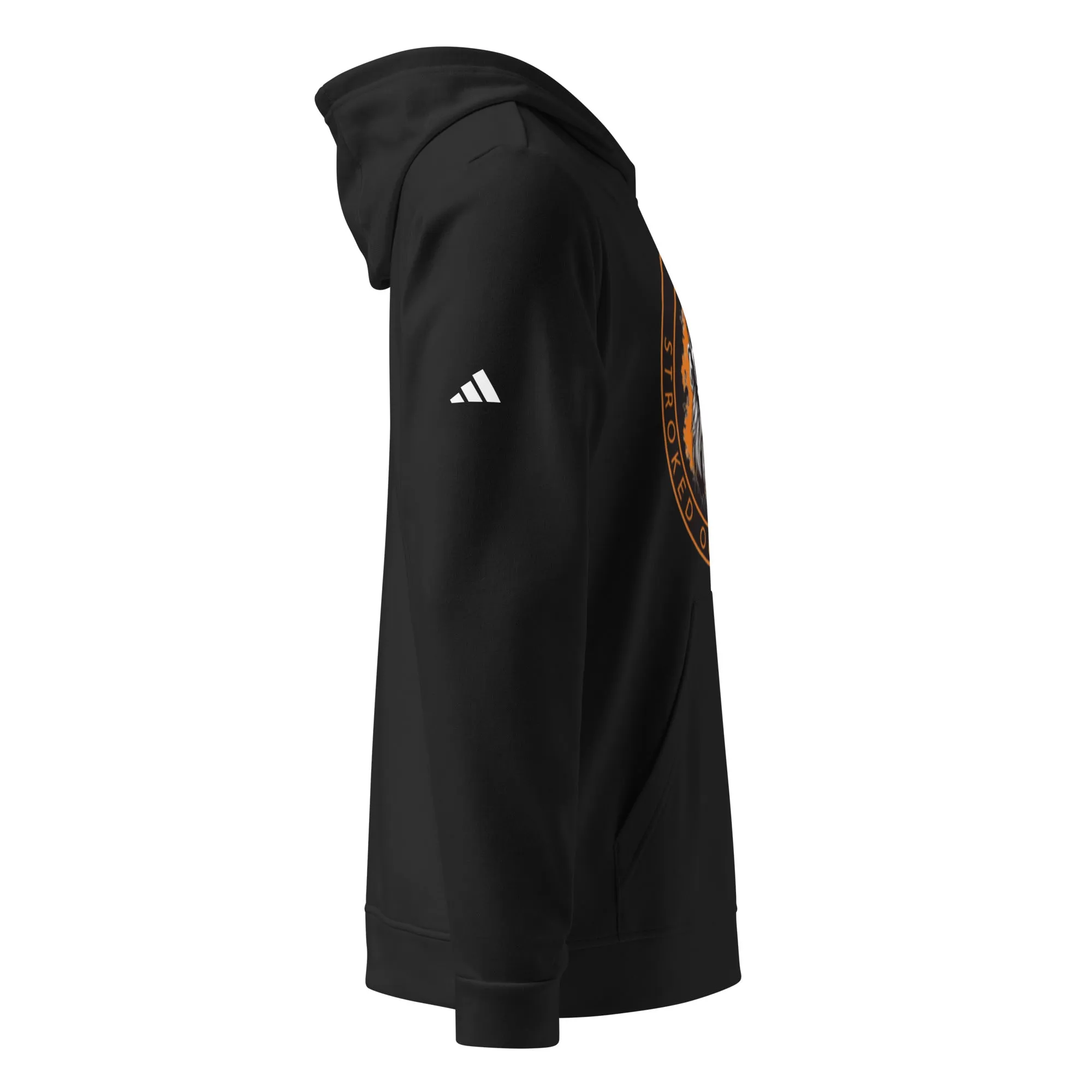 Stroked Out Sasquatch adidas fleece hoodie