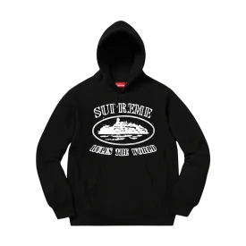 Supreme Corteiz Rules The World Hoodie Black