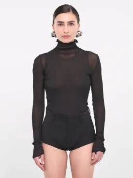 Sweet Mystery Turtleneck (SWEET-MYSTERY-K6-BLACK)