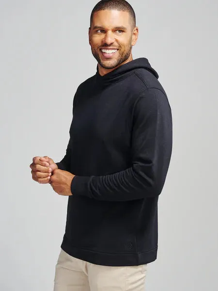 tasc Men's Performance Venture Fleece Hoodie in Black