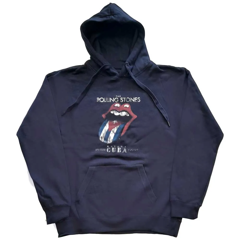 The Rolling Stones Unisex Pullover Hoodie: Havana Cuba