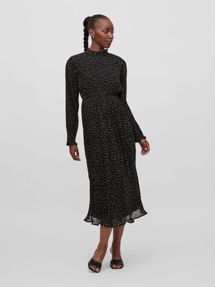 Vita High Neck Dress (Black)