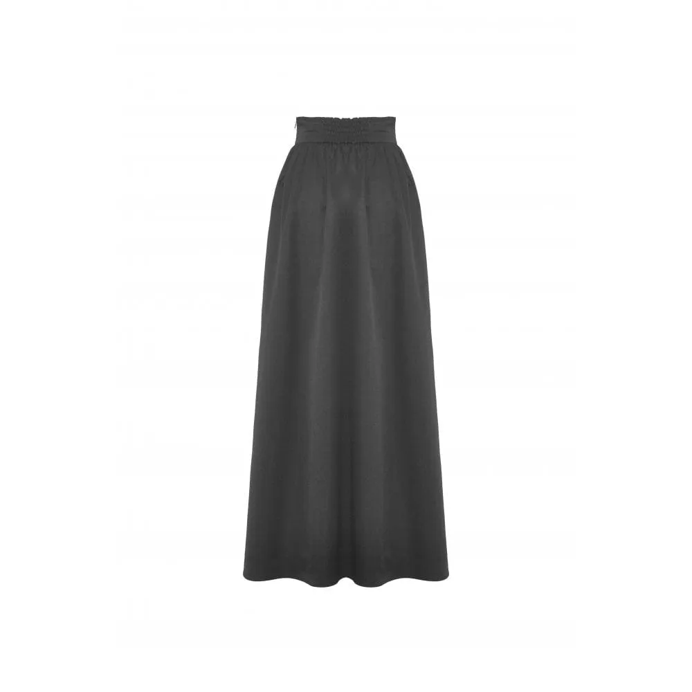 Women's Gothic High-waisted Pleated Long Skirt