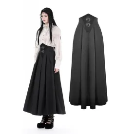 Women's Gothic High-waisted Pleated Long Skirt