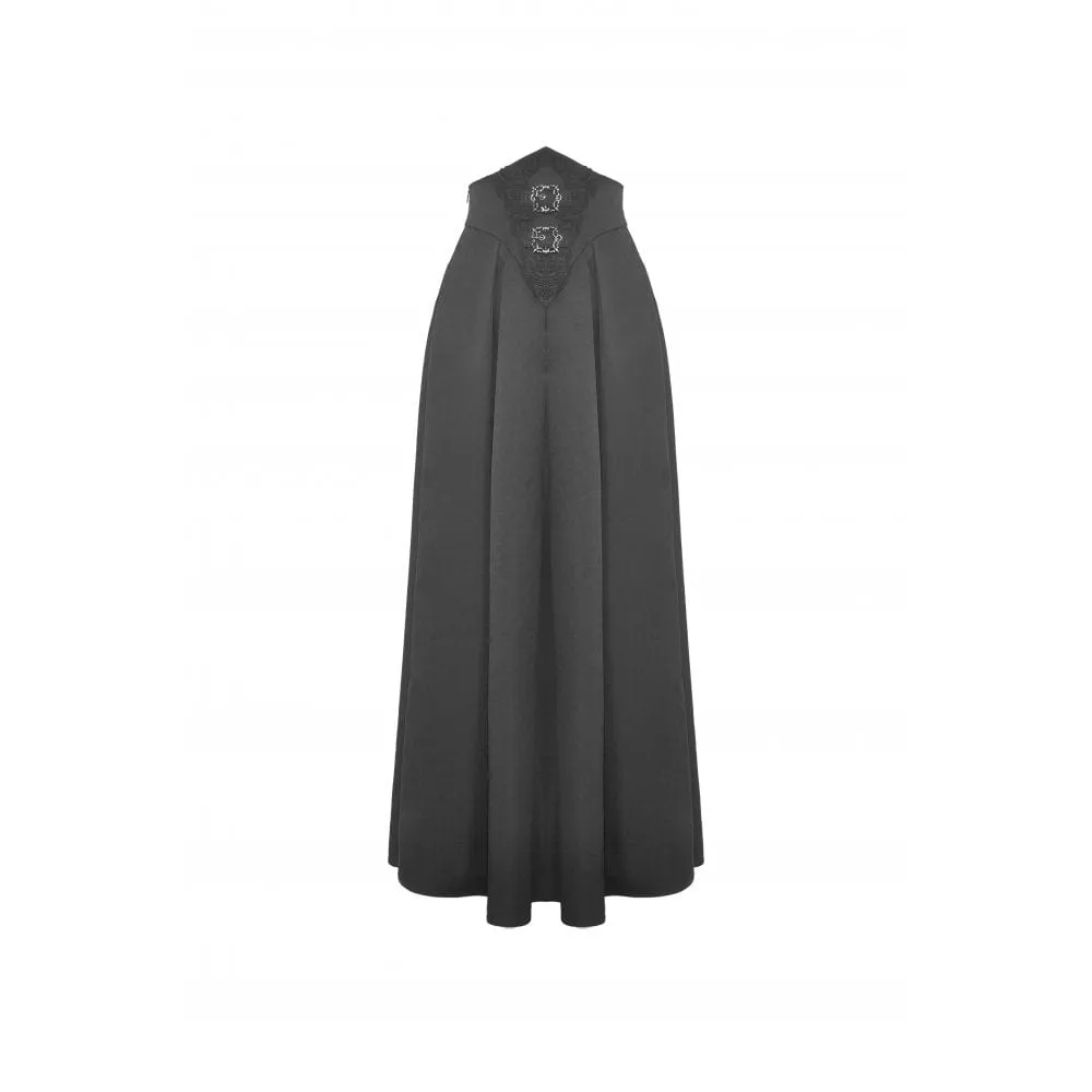 Women's Gothic High-waisted Pleated Long Skirt