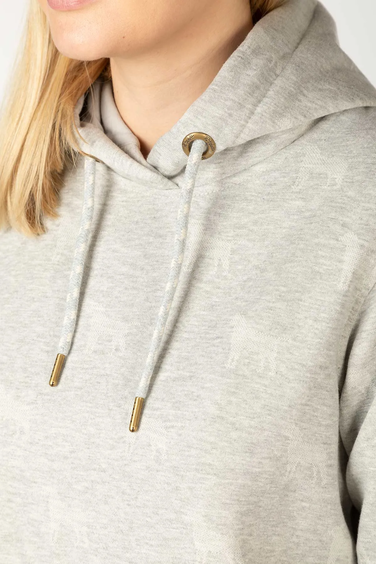 Women's Woven Loungewear Hoody - Arram