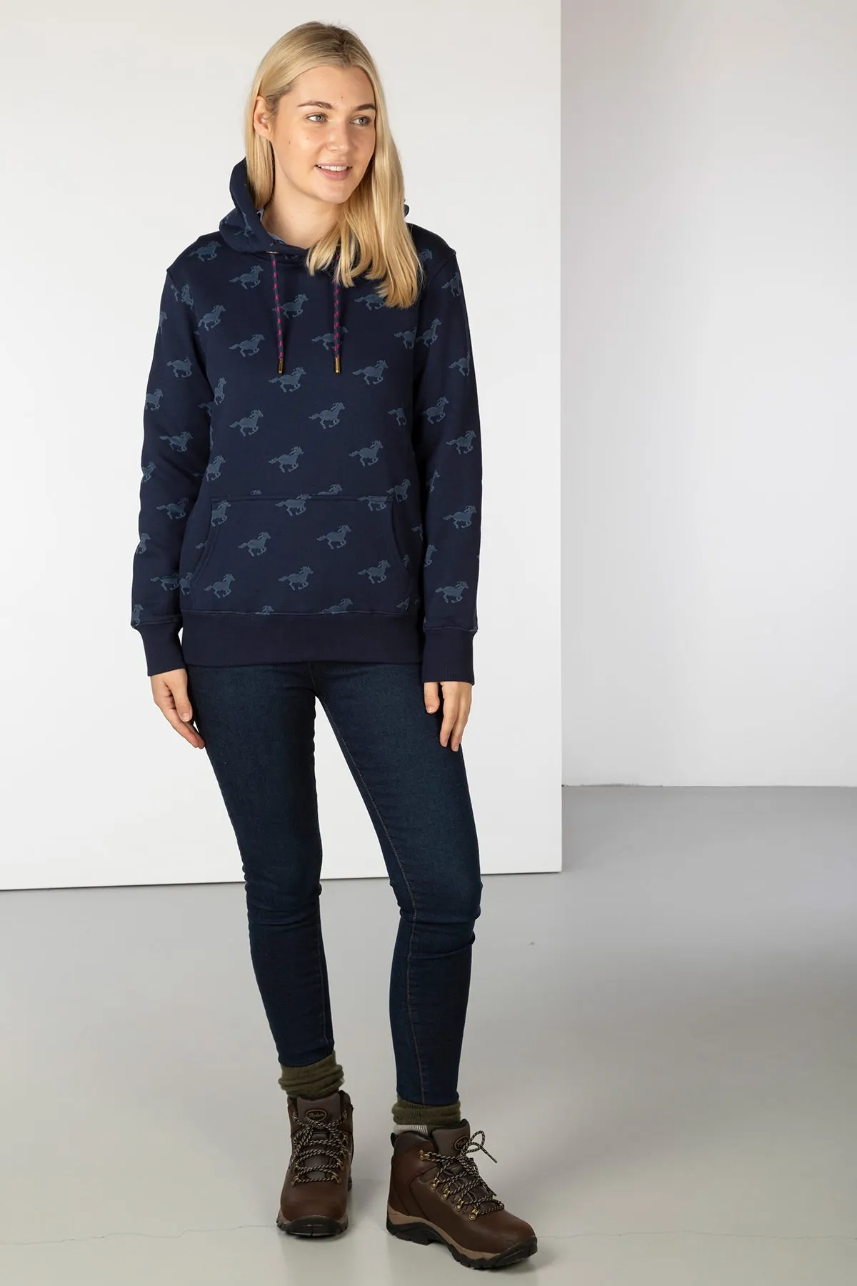 Women's Woven Loungewear Hoody - Arram